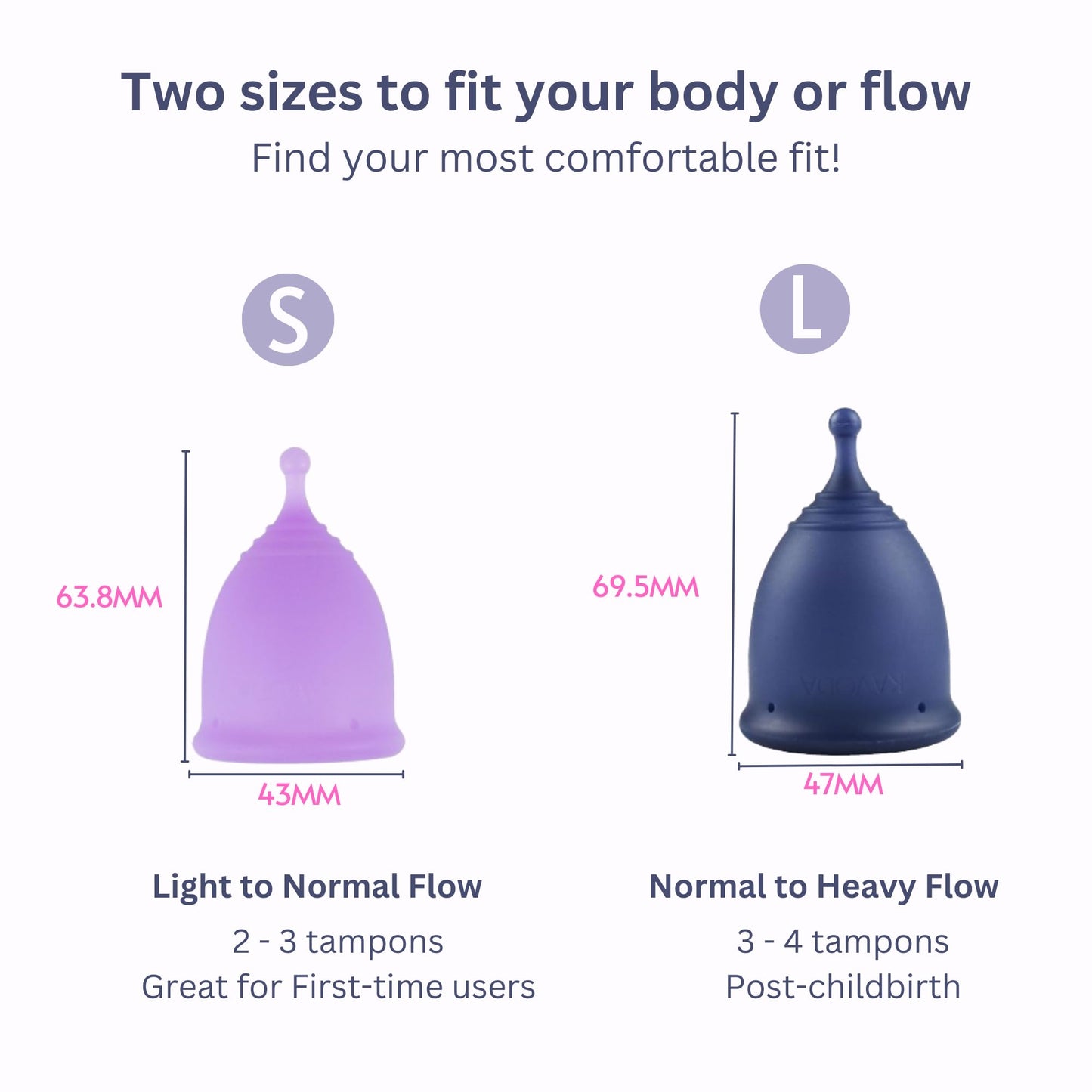 Menstrual Cups Kit